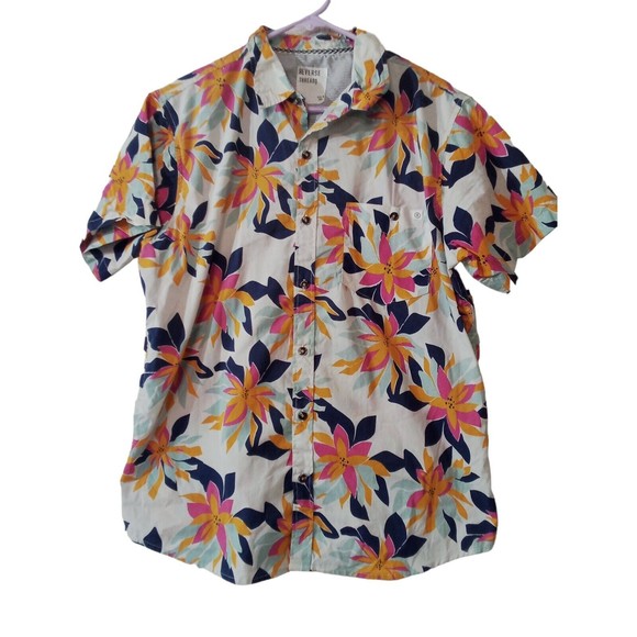 Men's‎ Reverse Threads  Button Up Shirt Size Medium - Picture 9 of 15